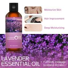 LISM Chai 100ml/30ml Tinh dầu oải hương cao cấp, 100% nguyên chất tự nhiên, thích hợp dùng cho máy khuếch tán, máy tạo độ ẩm, phong cách tự nhiên | Tinh dầu dưỡng da, quà tặng ngày lễ - tinh dầu oải hương - Xem 4