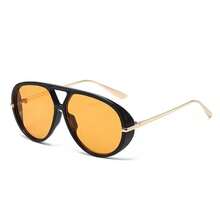 1 Pair New Pilot Frame Metal Leg Hollow-Out Fashion Glasses, Oversized Shield Style Unisex Beach Driving Decorative Glasses, Bohemian - Multicolor - View 2