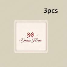 Customized Modern Wedding Stickers, Customized Wedding Napkin Labels, Personalized Wedding Stationery, Wedding Napkin Stickers, Box Stickers, Packaging Stickers, Gift Stickers, Message Stickers - Square Stickers - View 42