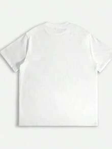 Camiseta de Lucha Gráfica para Mujer - Camiseta Estampada Delante y Detrás con Texto de Lucha - Camiseta Blanca con Mascarillas Coloridas - Top Casual de Cuello Redondo para Fans de la Lucha, Cosplay, Ropa Urbana Diaria - Ropa de Primavera-Verano-Otoño, Moda de Verano, Diseño Divertido, Ajuste Cómodo, Moda de Primavera, Camiseta de Moda, Material Transpirable, Camiseta de Manga Corta, Amantes del Estilo Urbano. - Blanco - Ver 2
