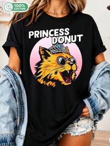 Unisex T-Shirt With Quotes From Princess Donut, Carl Dungeon Crawler T-Shirt, Gift For Book Lovers And Floor Crawler Fans, Princess Donut Merchandise - Black - View 6