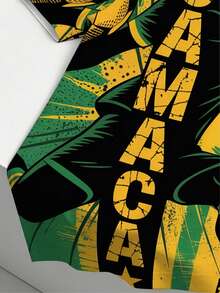 Camisa polo de hombre con estampado de fútbol de Jamaica, diseño elegante perfecto para deportes y uso diario. - Multicolor - Ver 5