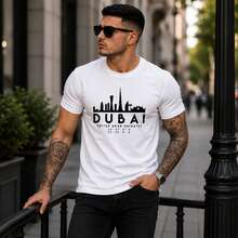 Camiseta Básica Masculina Adulto Casual Confort Premium Respirável Leve Estilo Urbano Academia Trabalho Uso Diário - Branco - Visão 2
