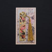 1pc Metal Bookmark With Tassel, Golden Hollow Design, Van Gogh Painting Theme, Reading Accessory Gift Suitable For Book Lovers, Writers, Readers, Students, Teenagers, Men, Women And Adults. This Is The Perfect Gift For Family Or Friends. Back To School Supplies. - Green - View 9