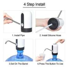 Dispensador Automático de Agua USB - Blanco - Ver 3