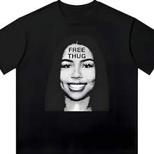 Camisa Rara Hip Hop Tour Jumbo Cara Vintage 90 Merch para Mujeres Hombres - Negro - Ver 1
