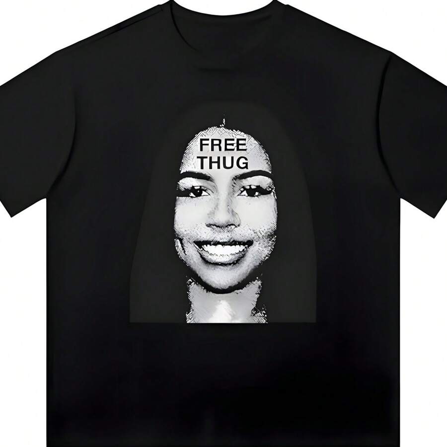 Camisa Rara Hip Hop Tour Jumbo Cara Vintage 90 Merch para Mujeres Hombres - Negro - Ver 1