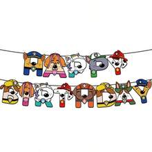 Birthday Party Decoration Set, Happy Birthday Banner, Hanging Swirl Decor, Cake & Cupcake Toppers, Birthday Party Supplies - Cartoon Power Strip - View 12