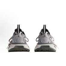 Balenciaga 3XL Mesh Distressed Lace-Up Low-Top Chunky Sneakers, Casual Athletic Shoes, Running Shoes, Unisex, Grey. - 灰色 - 查看 5