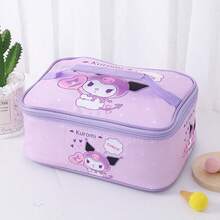 Túi đựng cơm trưa cách nhiệt dạng phẳng họa tiết hoạt hình Sanrio, túi hộp cơm bento chống thấm nước dành cho trẻ em. - Nhiều màu - Xem 4