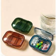 5 piezas Organizador de caja de pastillas estilo chaleco para viajes - Multicolor - Ver 4