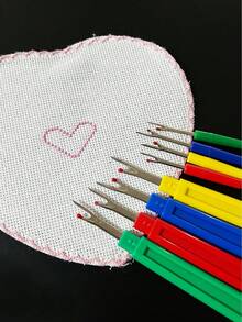 8pcs Seam Ripper Set, Dual Size Combination, Suitable For Various Unstitching Scenarios, Protective Cap, Compact And Easy To Store, Ideal For Home And Outdoor Use, Can Disassemble Sewing Threads, Correct Embroidery Mistakes, Clothing Alterations And Denim/Knit Unstitching - Thread Remover - View 4
