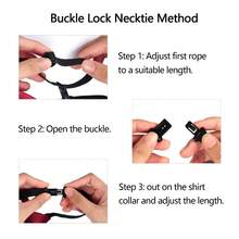 5pcs Boy's Necktie Pre-Tied Adjustable Neck Strap Tie For Wedding Graduation School Uniforms - Grid - View 4