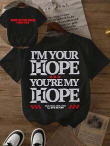 Camisetas Casuales Unisex de Primera Calidad, Mangas Cortas Deportivas, Camiseta con Estampado Gráfico de Letras J-Hope, Top Casual de Manga Corta con Cuello Redondo, Ropa Deportiva de Manga Corta para Mujer YUY2, Verano y Primavera - Negro - Ver 6