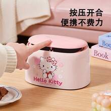 SANRIO 6 chiếc/Thùng rác để bàn hình mèo Hello Kitty - Thùng rác để bàn hình mèo hoạt hình chất lượng cao, kiểu nhấn, dễ thương, thích hợp cho phòng ngủ và gia đình. - Nhiều kiểu dáng - Xem 3