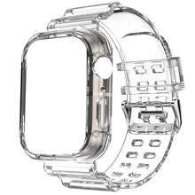 BEIMUSON Funda protectora transparente todo en uno para Apple Watch Ultra, Series 11/10/9/8/7/6/5/4/3, cobertura completa a prueba de golpes, carcasa blanda, ligera y duradera, instalación sin herramientas - Multicolor - Ver 32