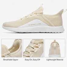 Women's Energycloud Lightweight Slip On Walking Running Shoeszapatos Elegantes De Mujer - Vàng đen - Xem 10