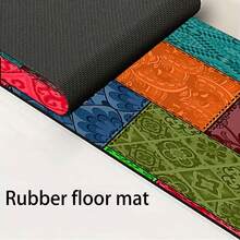 1pc Bohemian Pattern Printed Faucet Mat, Durable Polyester, Quick Drying, Easy To Clean, Suitable For Kitchen And Bathroom, Easy To Install, Daily Decor, Gift, Bathroom Mat, Durable Faucet Mat, Faucet Accessory - Multicolor - View 11