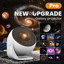 1 đèn chiếu bầu trời sao hình phi hành gia, đèn ngủ tạo không khí bầu trời sao hình phi hành gia, đèn laser hình tinh vân hình phi hành gia bằng nhựa có nút điều khiển trên lưng, điều khiển từ xa và sạc USB. - Nhiều màu - Xem 3