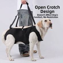 Full-Coverage Abdominal Support Vest Designed For Senior, Disabled, And Injured Dogs, Suitable For Dogs Needing Mobility Support. Durable, Adjustable Straps Ensure A Secure Fit. Helps With Standing, Walking, And Stair Climbing Recovery. Made Of High-Density, Wear-Resistant, Breathable Material. Perfect For Daily Exercise And Rehabilitation Training. An Essential Pet Recovery Aid For Pet Owners To Help Their Furry Friends. Available In 7 Colors Including Black And Camouflage Blue, From Smallest S To Largest XXL. - Multicolor - View 5