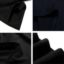 Camiseta divertida con gráfico de esperma |   Camiseta Casual 'Una Foto Muy Antigua de Mí' |   Ropa Urbana Unisex de Moda - Negro - Ver 5