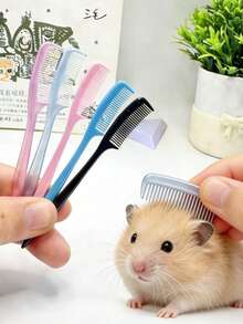 Lược chải lông mini cho thú cưng, lược gỡ rối lông cho chuột hamster, chuột cống và thỏ. - Xem 9