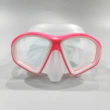Diving Mask - Rose Red Transparent - View 3