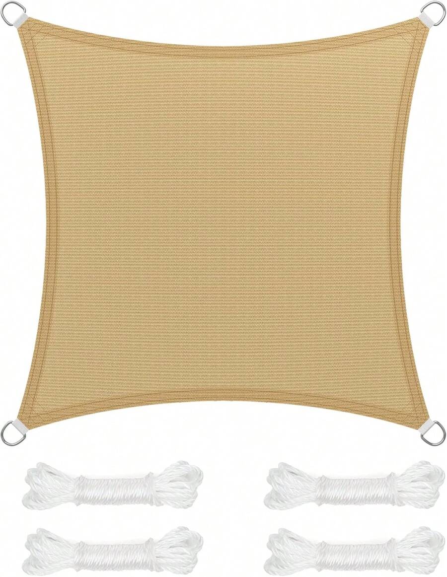Toile d'ombrage - Jaune citron - Voir 1