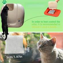 30pcs Natural Activated Charcoal Deodorizer Pads, Suitable For Cat Litter Box, Odor Control Replacement Filter, Ideal For Automatic Litter Box, Absorbs Unpleasant Odors - None - View 2