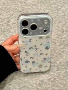Ốp điện thoại họa tiết sứa nơ, tương thích với iPhone 17 Pro Max/17 Pro/17 Air/17/16 Pro Max/15/14 Pro/13/12/11, ốp mềm chống sốc, phong cách retro dễ thương kiểu INS, một chiếc ốp điện thoại không thể thiếu cho các cô gái. - Sứa nơ - Xem 4