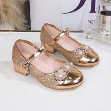 Princess Mary Jane Heels, Fairy-Like Snug Fit Versatile Elegant Retro Sweet - Champagne - View 2