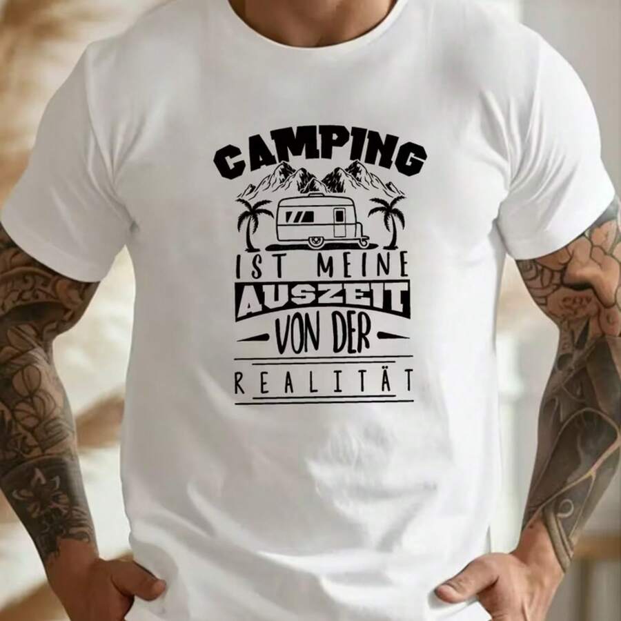 Camiseta impresa para hombres y mujeres - Blanco - Ver 1