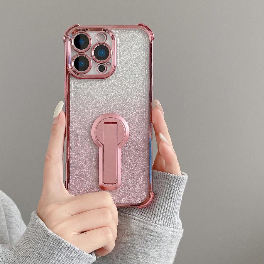 (Follow The Store, Collect The Product To Get A Free Lanyard) Phone Case With Stand + Wrist Strap, Compatible With Apple 17 Pro Max, 16 Pro Max, 15 Pro Max, 14 Pro Max, 13 Pro Max, 12 Pro Max, 11 Pro Max, XS Max, 7, 8 Plus, Galaxy S26, 2524321u, Honor, - Pink - View 1