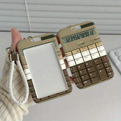 Calculator Lanyard Is Suitable For ID Cards, Public Transportation Cards, Card Cases, Document Holders. It Is A Durable Plastic Protective Case For IC Cards, Public Transportation Cards, Sliding ID Cards. It Is Also A Card Case For Office Cards. It Is A PU Card Case. It Is Used For ID Cards, Work Certificates And Photo Storage. It Is A Card Case For ID Card Storage And Photo Album, Suitable For Storage Of ID Cards, Work Certificates And Photos.