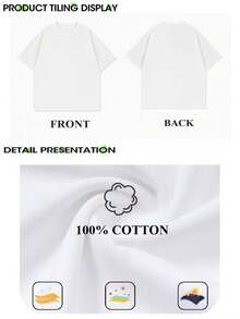 Camiseta para Mujer La Mama Mas Bonita Estampado Colorido Diseño Divertido y Festivo para Madres Talla Regular - Blanco - Ver 4