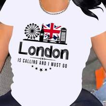 Camiseta impresa para hombres y mujeres - Blanco - Ver 1