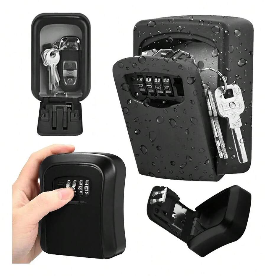 Wall Mounted Key Storage , Black RHYL - Black - View 1