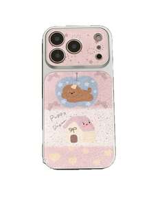 Cute Running Dog Cartoon Design Shock-Proof Phone Case For IPhone 15/16/17 - Multicolor - View 5