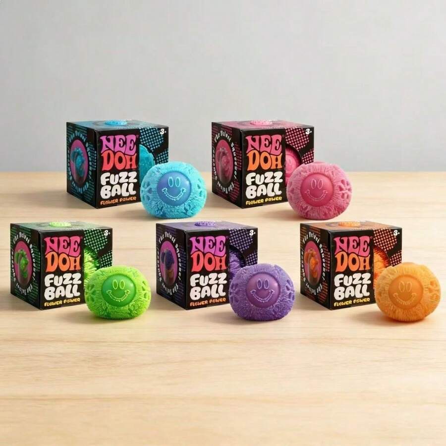NeeDoh 1pc Schylling Extra Large Soft Squeeze Stress Ball Toy - 4.5 Inch Diameter - Giant Soft Squishable Toy - Random Color - Multicolor - View 1