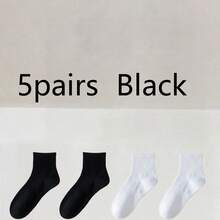 20/10/5/1 paires de chaussettes de cheville unisexes confortables, douces, absorbantes et antibactériennes. Convient aux hommes et aux femmes. Idéal pour la gym, l'entraînement, le port décontracté, le yoga, toutes les saisons - Multicolore - Voir 10