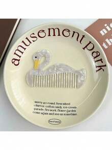 Lược chải tóc hình động vật dễ thương, lược acrylic đa năng răng thưa, lược gỡ rối cầm tay, phụ kiện thời trang, bán sỉ - Nhiều màu - Xem 25