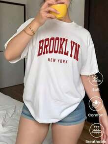 Camiseta de cuello redondo y mangas cortas de ropa fashion, fabricada enéxico, para la temporada primavera-verano 2025.Con estampado de dibujos animados, un modelo de pareja, apta para usar tanto por dentro como por fuera, para oficina y estilo casual, diseñpara hombres y mujeres, en unidad individual.blusas para mujer playeras de mujer blusas casuales para dama - Blanco - Ver 1