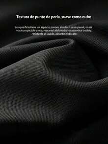 No es un conjunto a juego, los pantalones son solo para referencia de combinación. Hecho de 100% algodón puro, transpirable y agradable para la piel. Cuello redondo clásico, corte ajustado y favorecedor que se adapta a todo tipo de cuerpo. Diseño estampado moderno, minimalista y elegante. Estilo unisex, ideal para conjuntos de pareja. Perfecto para el trayecto diario, citas informales y moda urbana, versátil y atemporal. - Negro - Ver 3