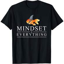 Mindest Is Everything - Motivational Quote Inspiration T-Shirt Small - Black - View 1