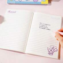 Sanrio Hello Kitty A5 筆記本系列，高品質外觀 Kuromi A5 筆記本，可愛日記手帳本 - 多款 - 查看 7