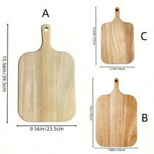 Dụng cụ nhà bếp bằng gỗ gồm: xẻng nướng pizza, thớt, dao cắt phô mai, khay đựng bánh mì/bánh quy nhỏ, đĩa chuẩn bị bít tết, thớt thái rau củ. - Màu be - Xem 9