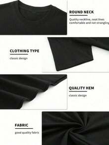 Summer Short-Sleeved Baseball-Style Tie Print T-Shirt, Baseball Clothing, Summer Casual Wear, Retro Style, Printed T-Shirt, Comfortable Fit, New Women's T-Shirts For Spring/Summer - Essential Gift Items - Stylish Women's Clothing. - 黑色 - 查看 6