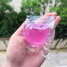 1pc, Heart-Shaped Temperature Color-Changing Maltose, Perfect For Holiday Gifts, Fun And Cute Gifts, Birthday Gifts, Easter Gifts, Halloween Gifts, Christmas Gifts, Party Gifts, Squishy, Squishy Toys, Squishy Stress Toy, Dumpling Squish - Love - View 8