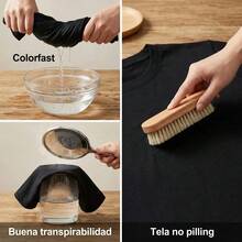Elegantes camisetas de manga corta adornadas con diversos estampados de labios, incluyendo labios dorados, labios rojos informales y estampados de diamantes. Ropa sexy de verano para mujer, oferta especial, cuello redondo, diseño informal de manga corta, estilo Harajuku, perfecta para el verano. - Negro - Ver 8