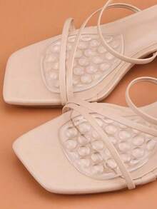 1 Pair Granular Forefoot Pads For High Heels, Comfortable Soft And Relieve Fatigue For Long-Time Wearing - Clear - View 2